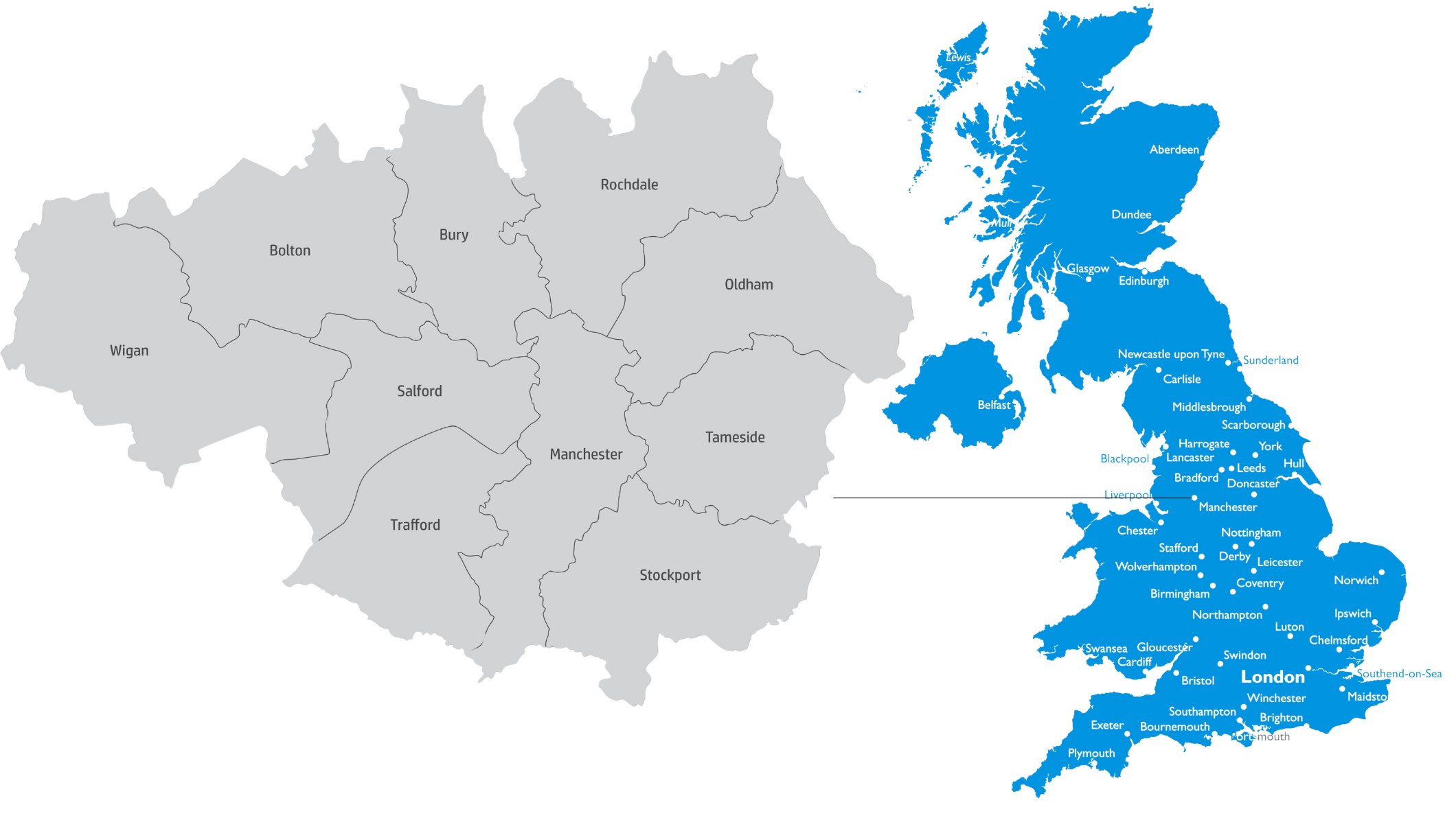 greater manchester map 203